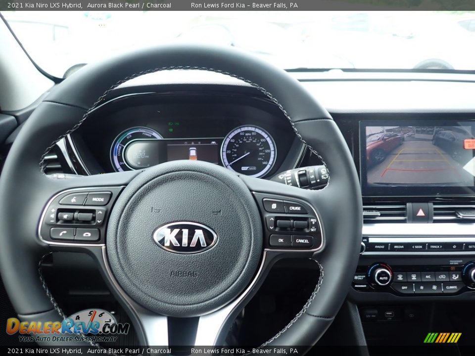 2021 Kia Niro LXS Hybrid Aurora Black Pearl / Charcoal Photo #23