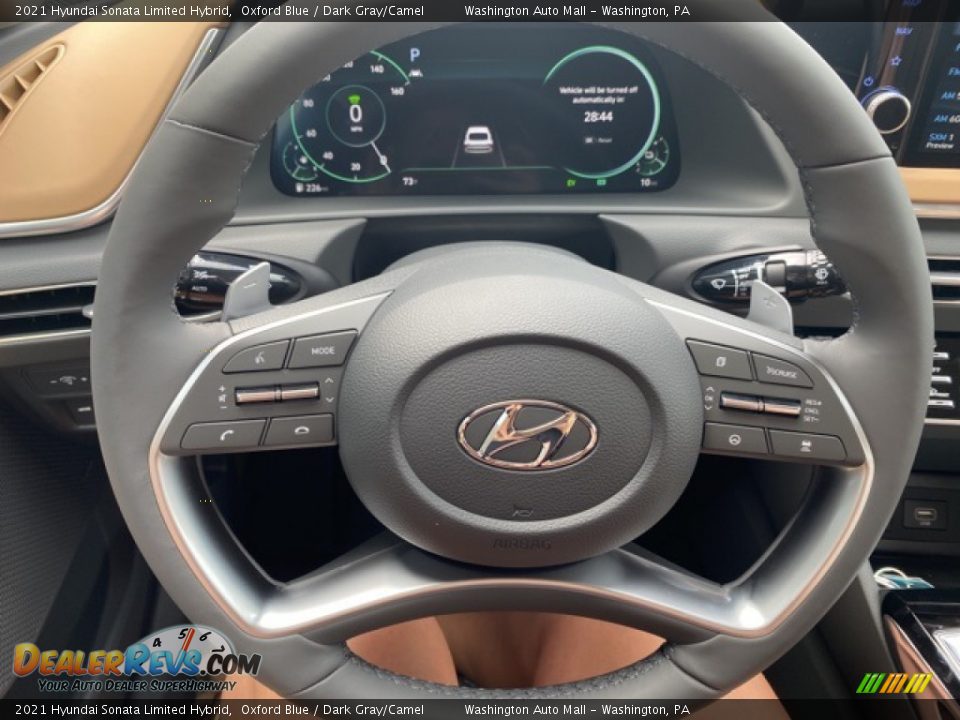 2021 Hyundai Sonata Limited Hybrid Steering Wheel Photo #12