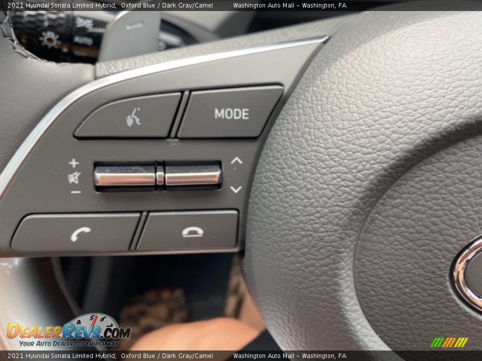 2021 Hyundai Sonata Limited Hybrid Steering Wheel Photo #13