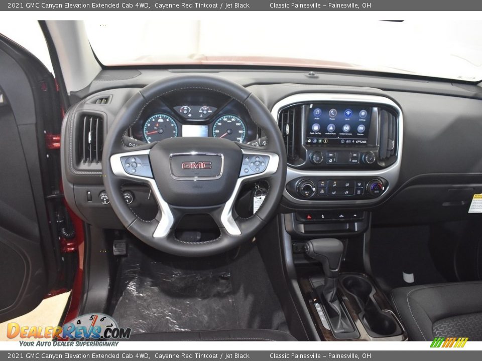 2021 GMC Canyon Elevation Extended Cab 4WD Cayenne Red Tintcoat / Jet Black Photo #10