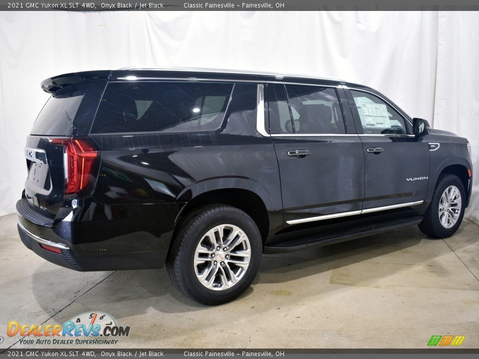 2021 GMC Yukon XL SLT 4WD Onyx Black / Jet Black Photo #2