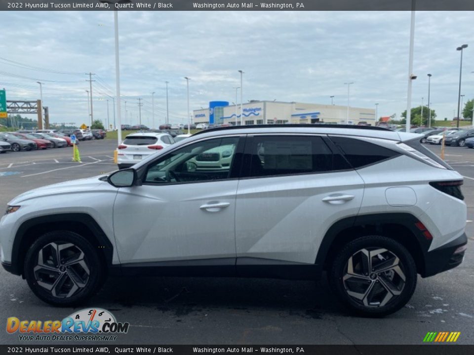 2022 Hyundai Tucson Limited AWD Quartz White / Black Photo #5