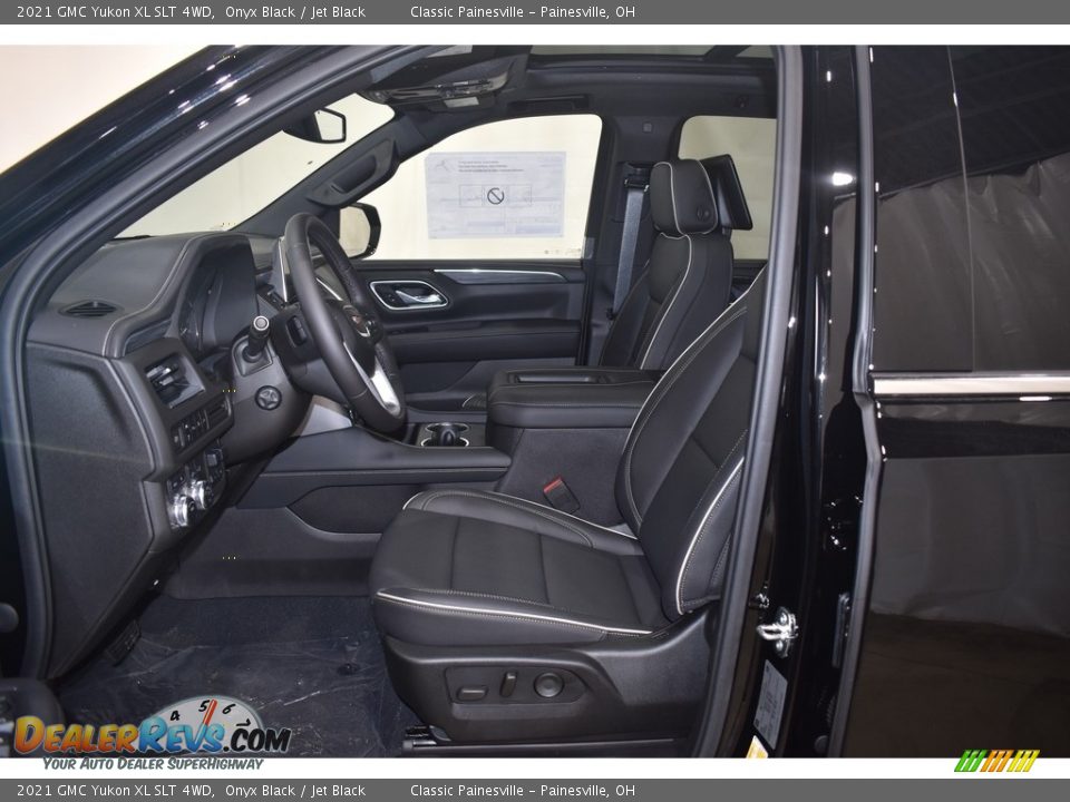 2021 GMC Yukon XL SLT 4WD Onyx Black / Jet Black Photo #7
