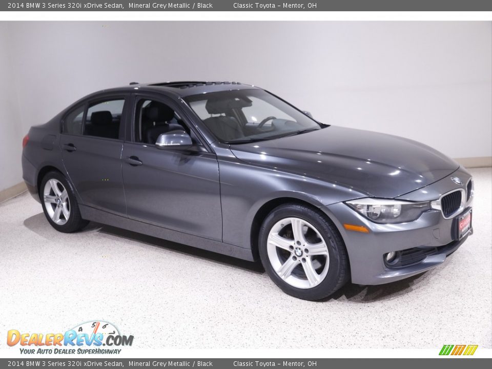 2014 BMW 3 Series 320i xDrive Sedan Mineral Grey Metallic / Black Photo #1