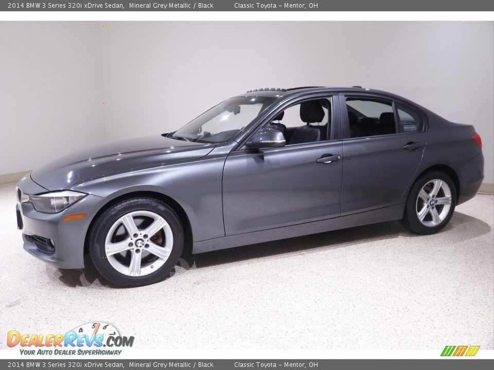 2014 BMW 3 Series 320i xDrive Sedan Mineral Grey Metallic / Black Photo #3