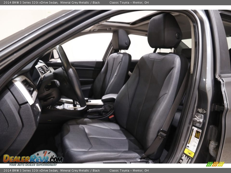 2014 BMW 3 Series 320i xDrive Sedan Mineral Grey Metallic / Black Photo #5