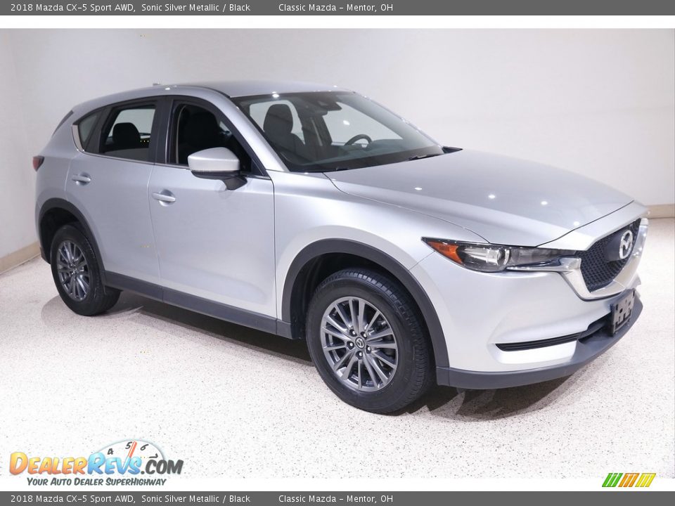 2018 Mazda CX-5 Sport AWD Sonic Silver Metallic / Black Photo #1