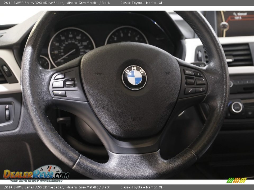 2014 BMW 3 Series 320i xDrive Sedan Mineral Grey Metallic / Black Photo #7