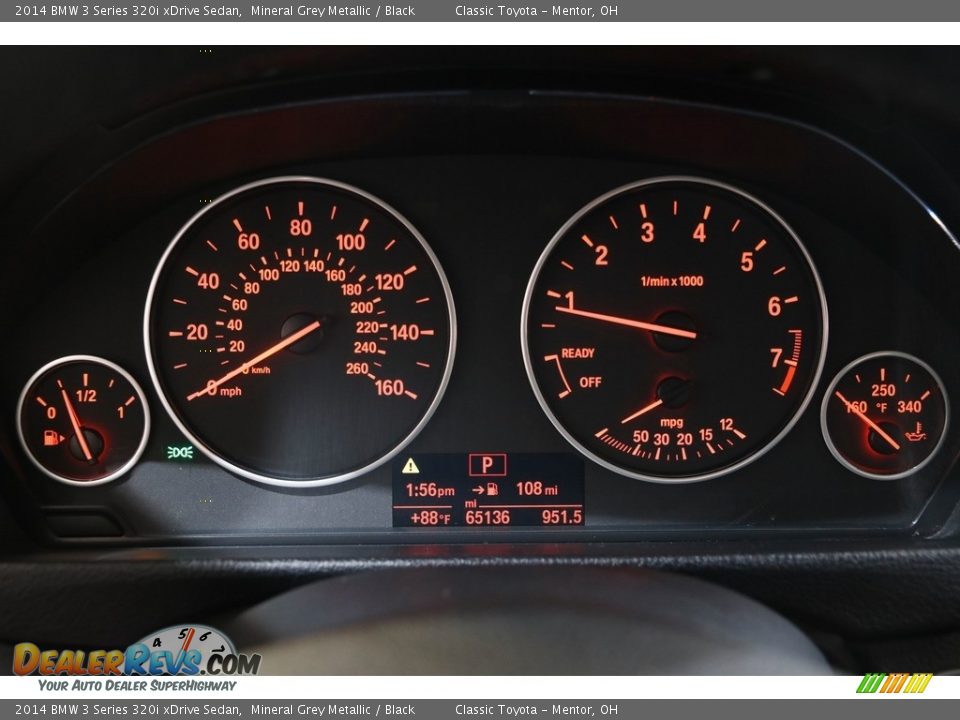 2014 BMW 3 Series 320i xDrive Sedan Mineral Grey Metallic / Black Photo #8