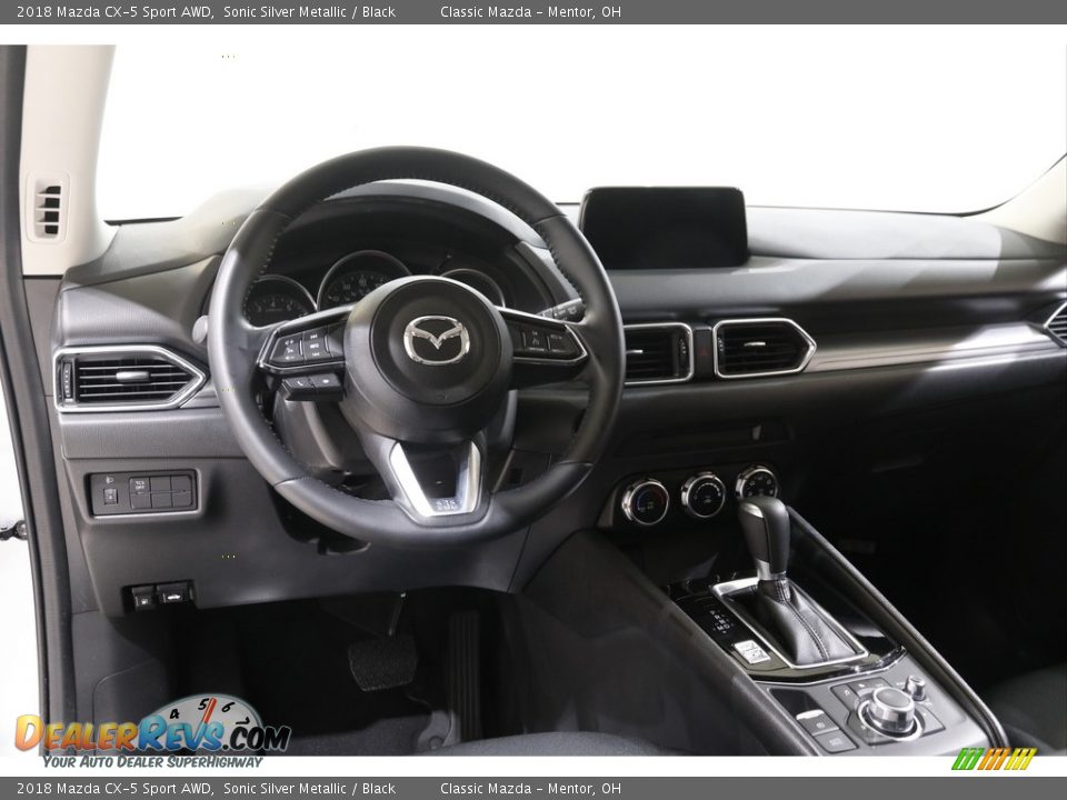2018 Mazda CX-5 Sport AWD Sonic Silver Metallic / Black Photo #6