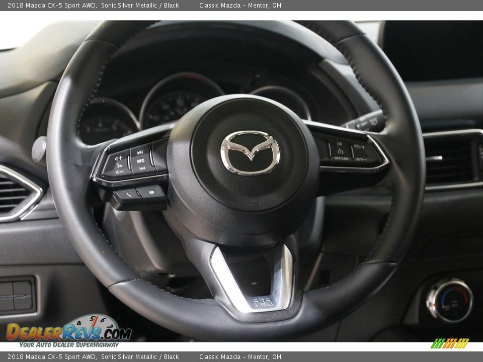 2018 Mazda CX-5 Sport AWD Sonic Silver Metallic / Black Photo #7
