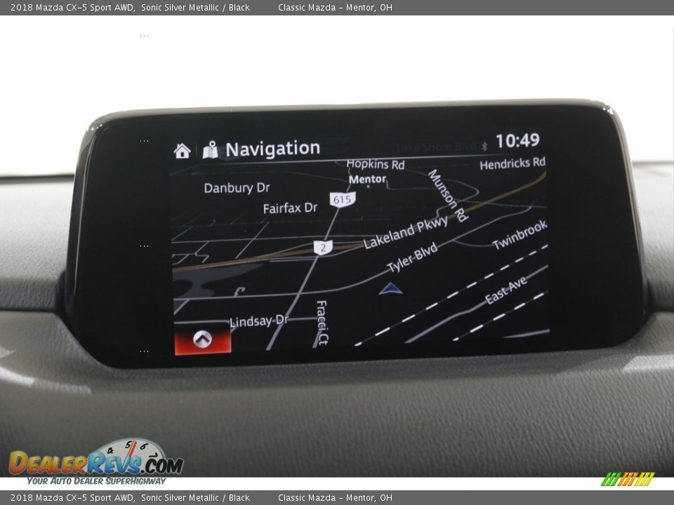 2018 Mazda CX-5 Sport AWD Sonic Silver Metallic / Black Photo #10