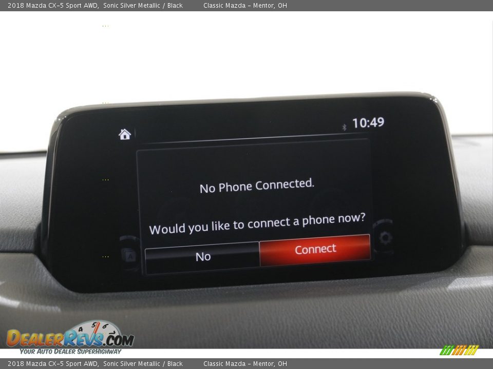 2018 Mazda CX-5 Sport AWD Sonic Silver Metallic / Black Photo #11