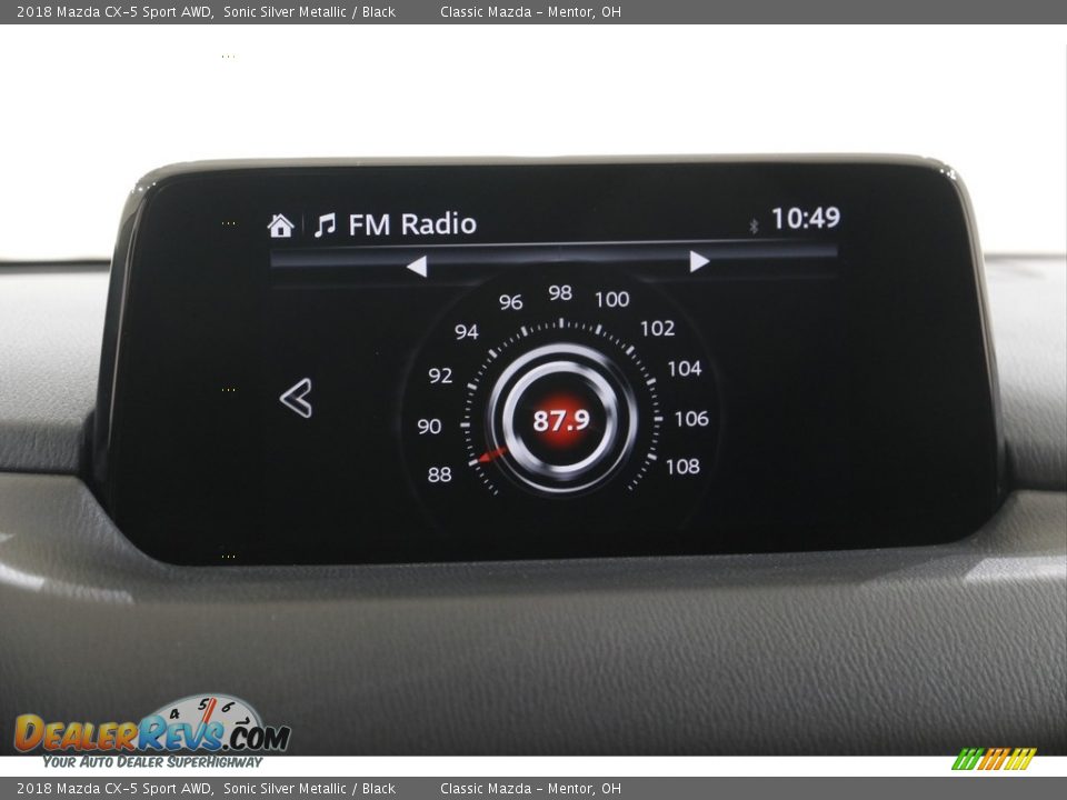 2018 Mazda CX-5 Sport AWD Sonic Silver Metallic / Black Photo #12