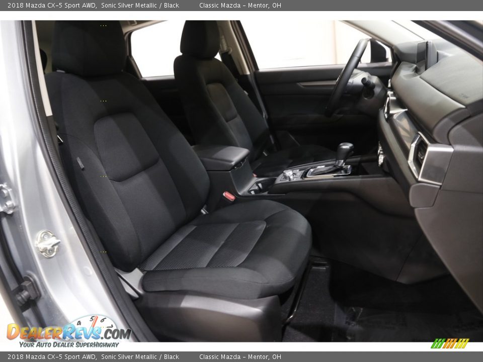 2018 Mazda CX-5 Sport AWD Sonic Silver Metallic / Black Photo #14