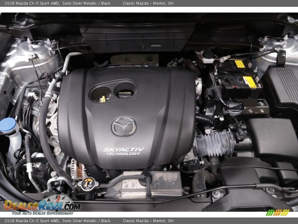 2018 Mazda CX-5 Sport AWD Sonic Silver Metallic / Black Photo #18