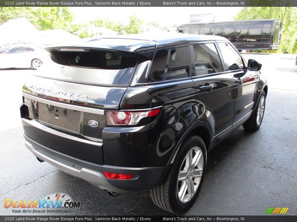 2015 Land Rover Range Rover Evoque Pure Plus Santorini Black Metallic / Ebony Photo #4