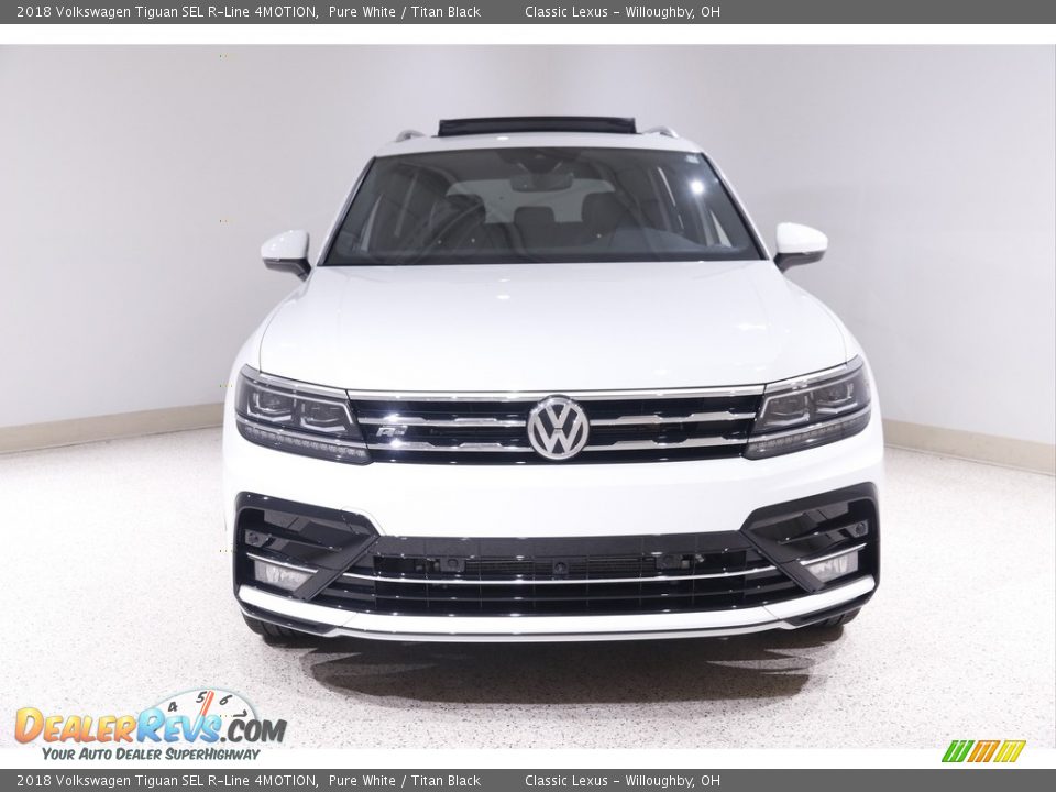 2018 Volkswagen Tiguan SEL R-Line 4MOTION Pure White / Titan Black Photo #2