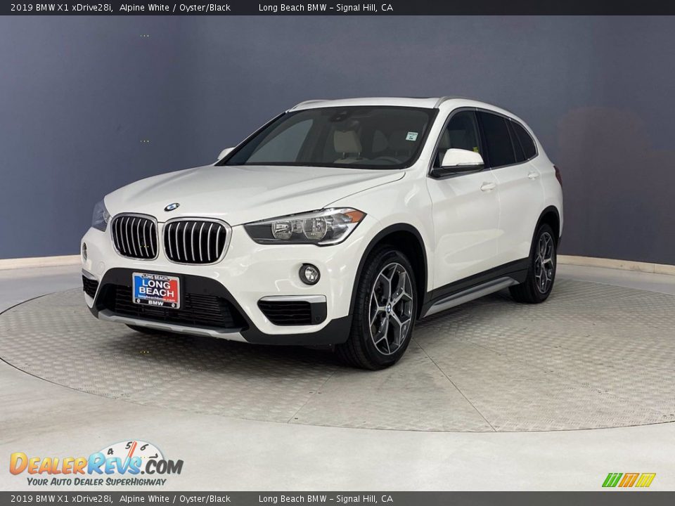 2019 BMW X1 xDrive28i Alpine White / Oyster/Black Photo #3