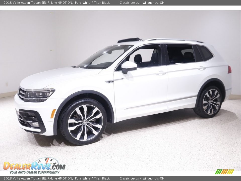 2018 Volkswagen Tiguan SEL R-Line 4MOTION Pure White / Titan Black Photo #3