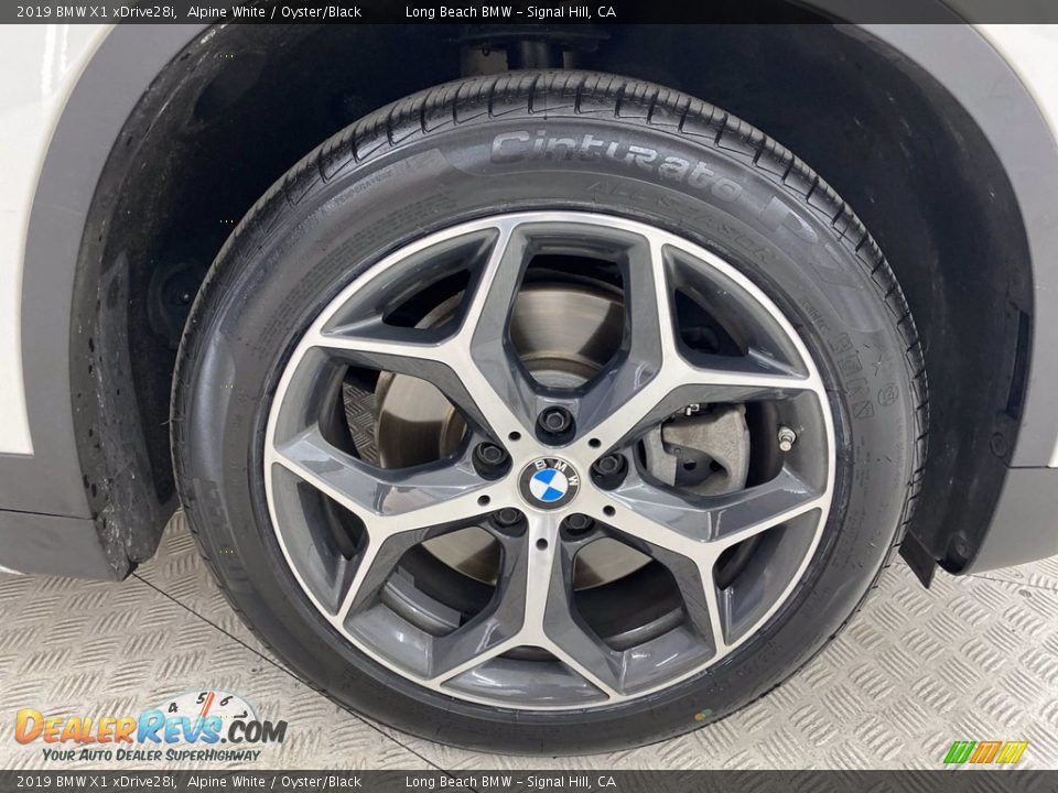 2019 BMW X1 xDrive28i Alpine White / Oyster/Black Photo #6