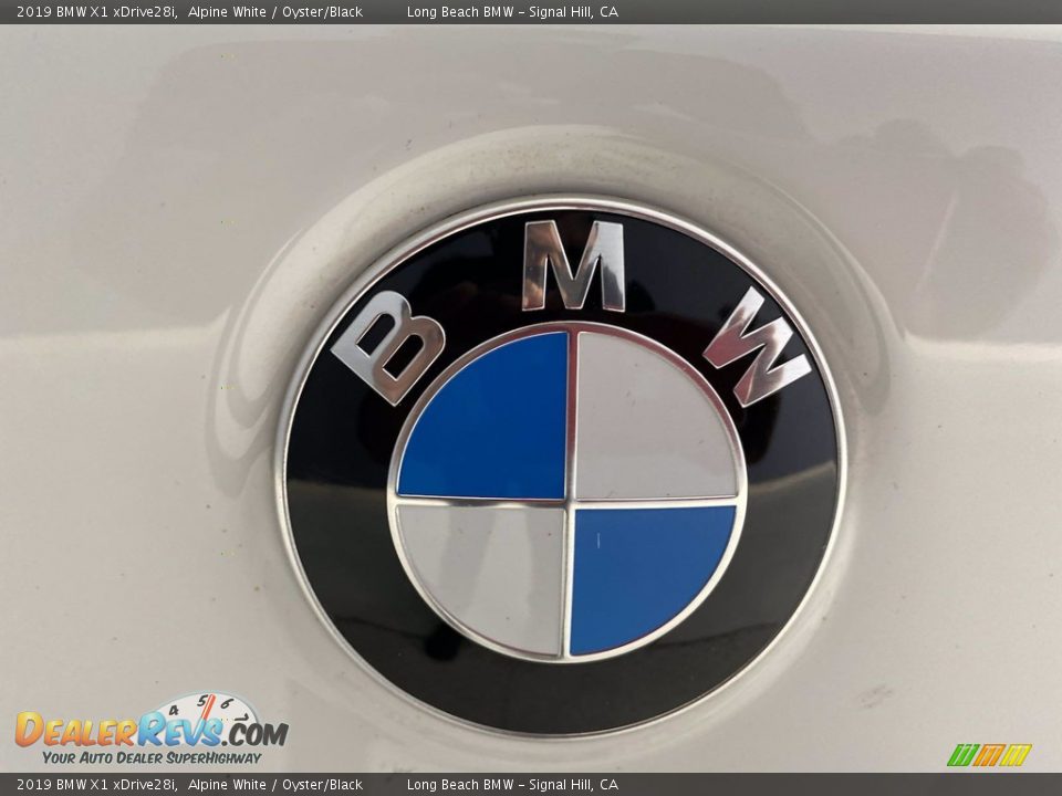 2019 BMW X1 xDrive28i Alpine White / Oyster/Black Photo #10