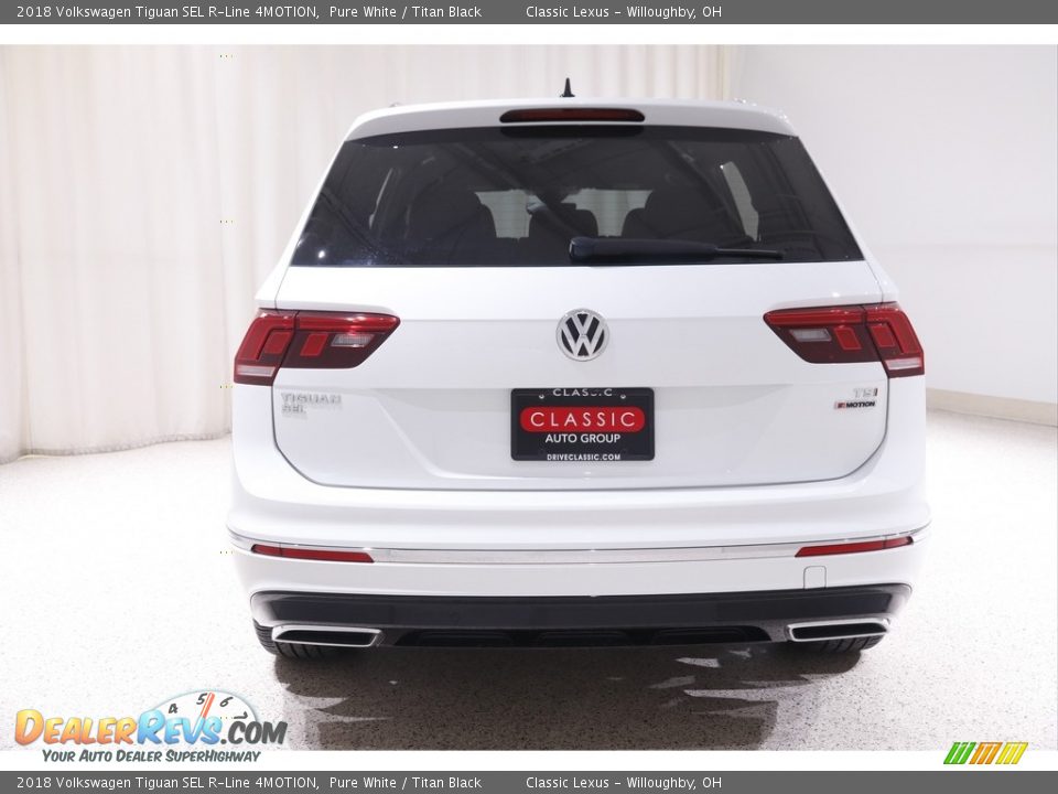 2018 Volkswagen Tiguan SEL R-Line 4MOTION Pure White / Titan Black Photo #18