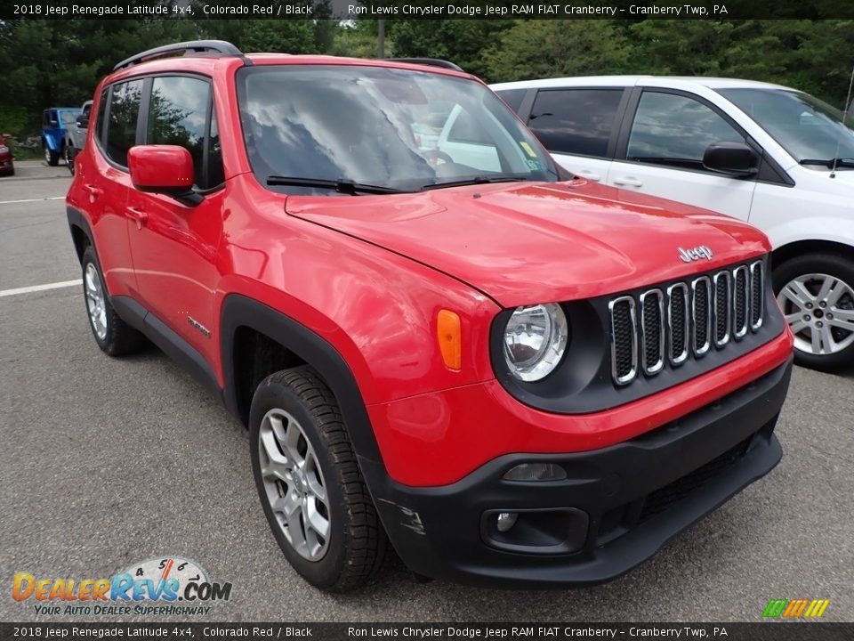 2018 Jeep Renegade Latitude 4x4 Colorado Red / Black Photo #2