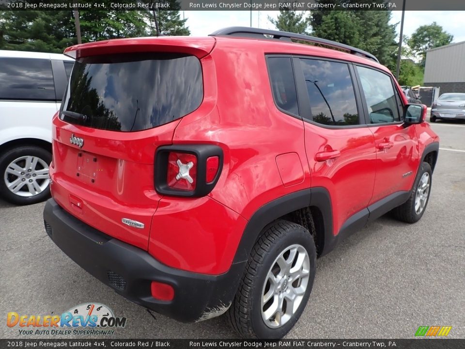 2018 Jeep Renegade Latitude 4x4 Colorado Red / Black Photo #3