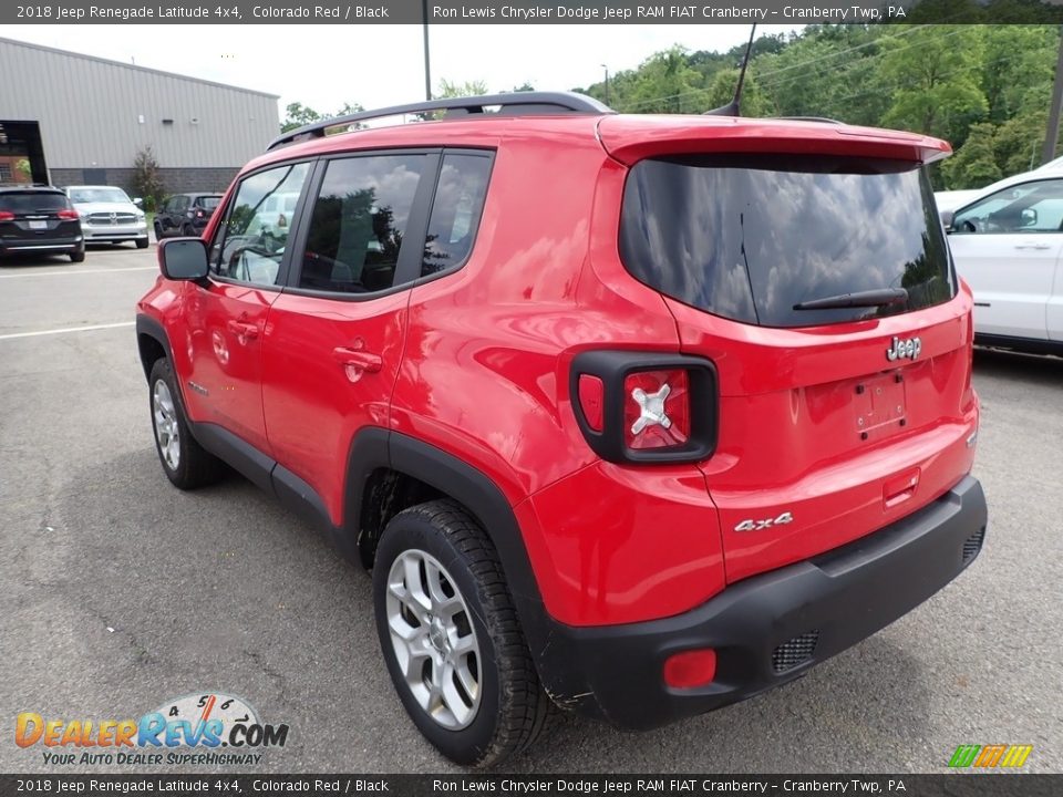 2018 Jeep Renegade Latitude 4x4 Colorado Red / Black Photo #4