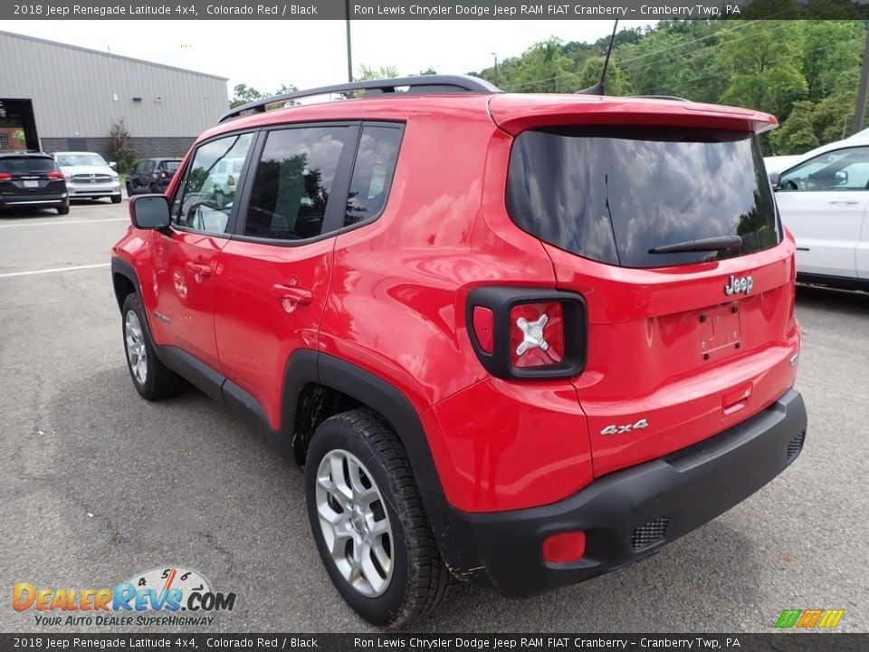 2018 Jeep Renegade Latitude 4x4 Colorado Red / Black Photo #4