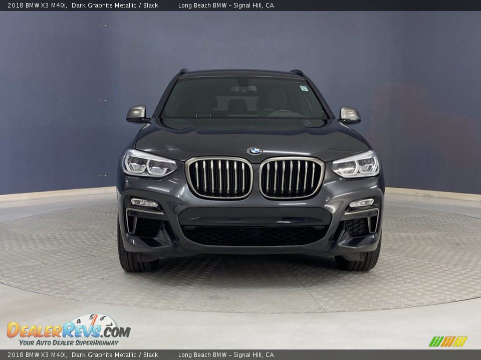 2018 BMW X3 M40i Dark Graphite Metallic / Black Photo #2