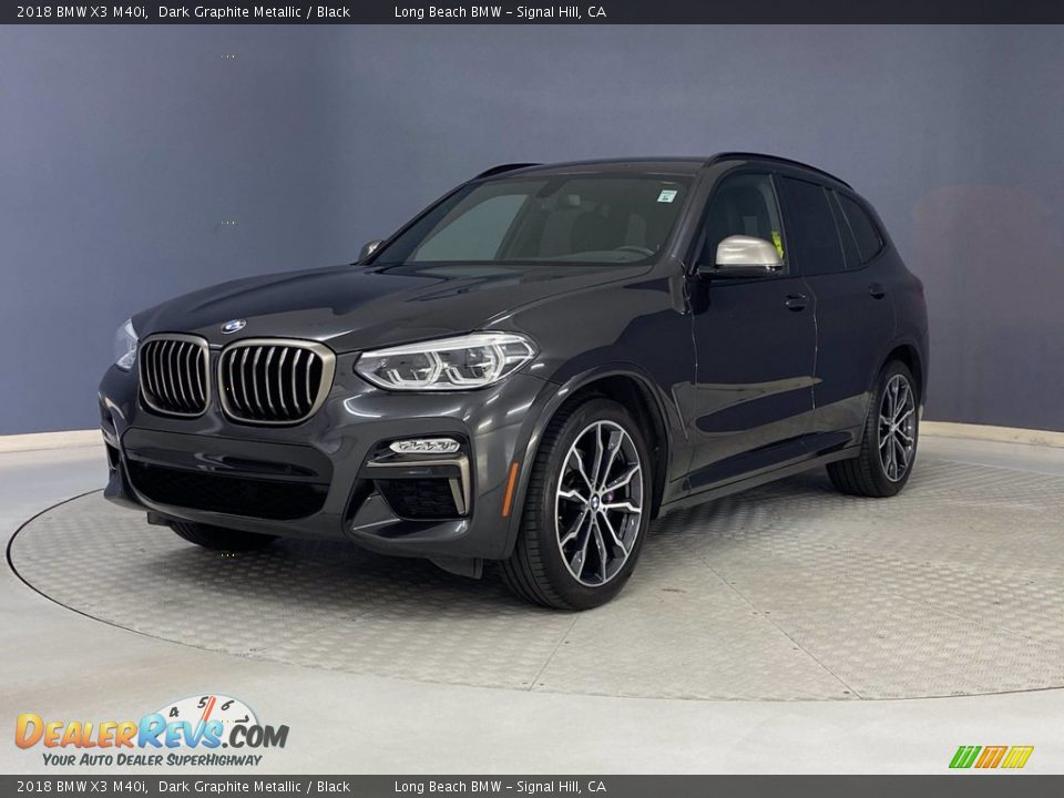 2018 BMW X3 M40i Dark Graphite Metallic / Black Photo #3