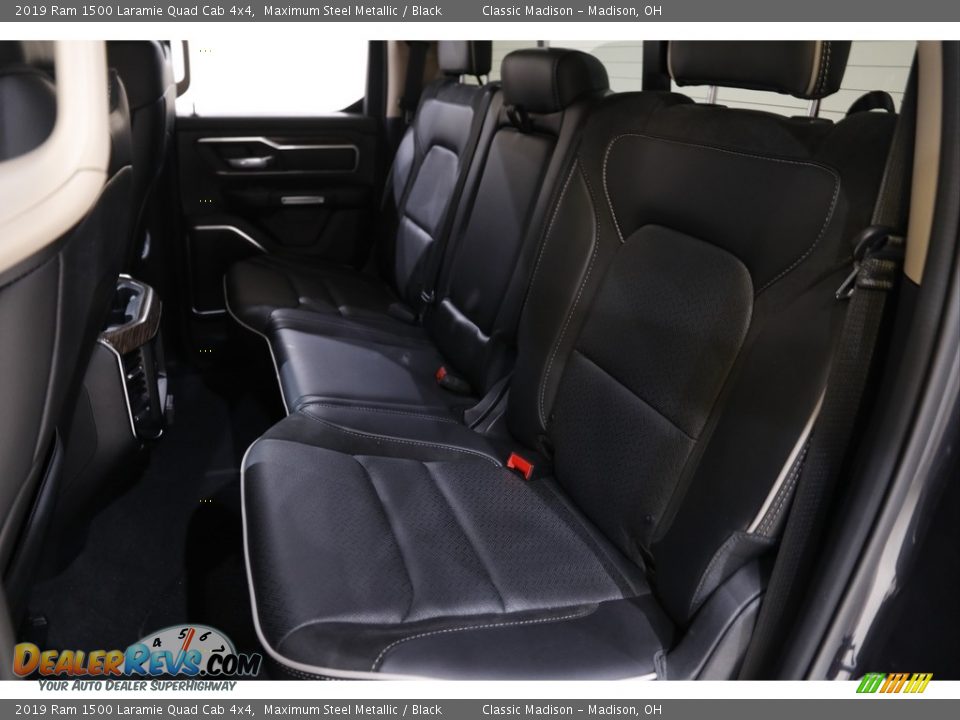 2019 Ram 1500 Laramie Quad Cab 4x4 Maximum Steel Metallic / Black Photo #19