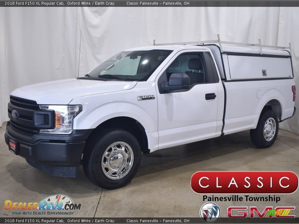 2018 Ford F150 XL Regular Cab Oxford White / Earth Gray Photo #1