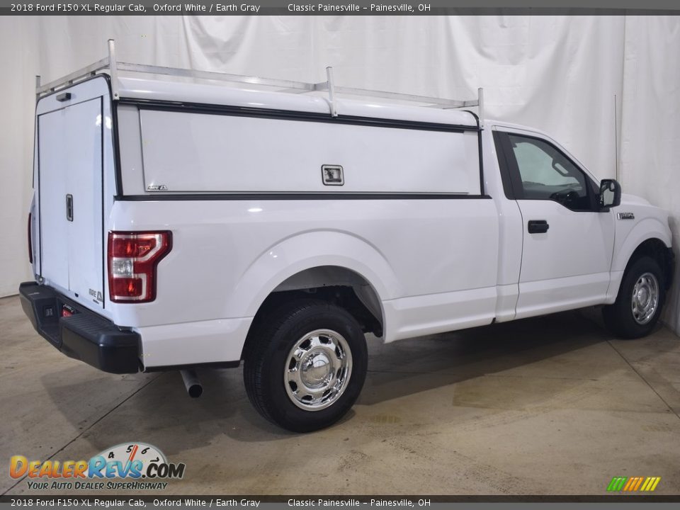 2018 Ford F150 XL Regular Cab Oxford White / Earth Gray Photo #2