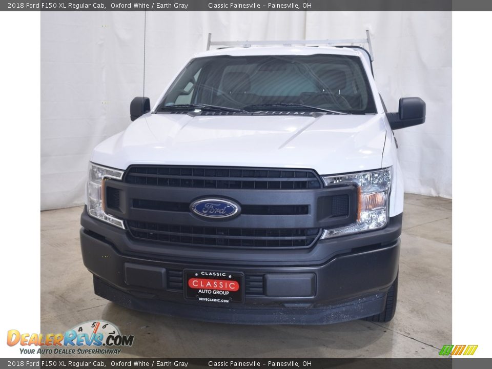 2018 Ford F150 XL Regular Cab Oxford White / Earth Gray Photo #4