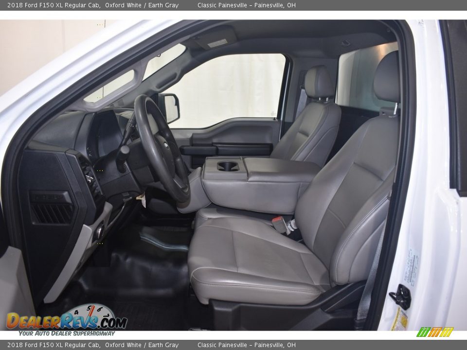 2018 Ford F150 XL Regular Cab Oxford White / Earth Gray Photo #7