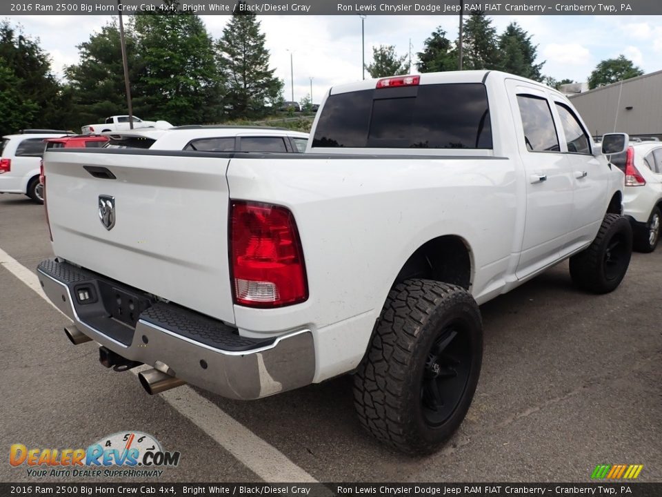 2016 Ram 2500 Big Horn Crew Cab 4x4 Bright White / Black/Diesel Gray Photo #3