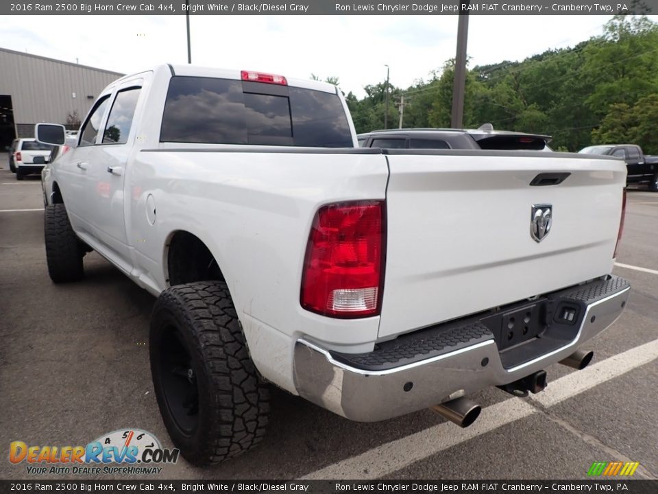 2016 Ram 2500 Big Horn Crew Cab 4x4 Bright White / Black/Diesel Gray Photo #4