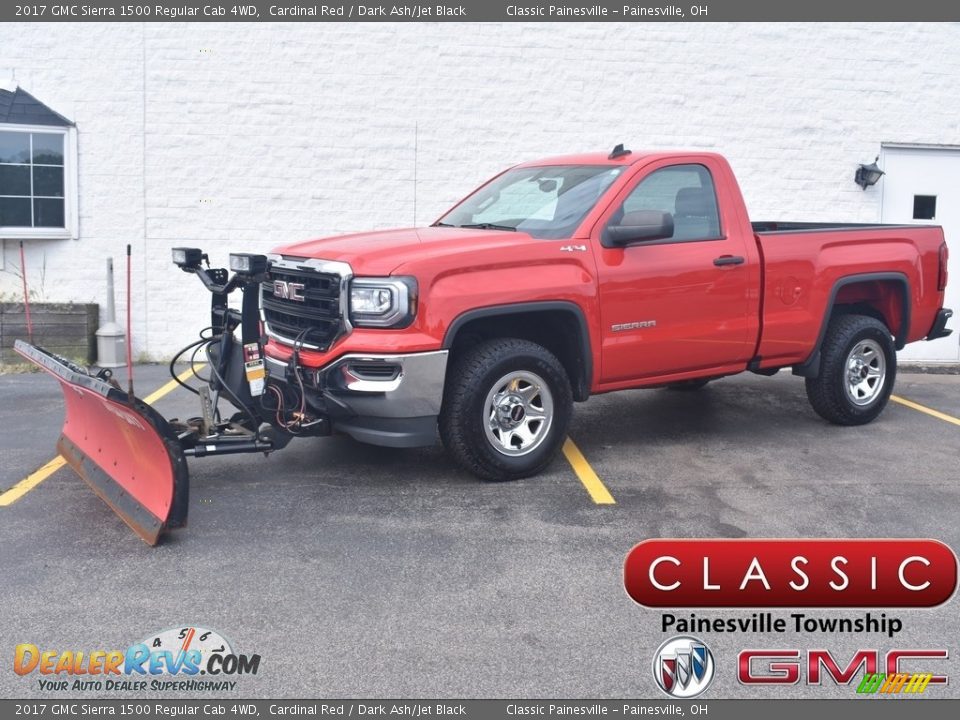 2017 GMC Sierra 1500 Regular Cab 4WD Cardinal Red / Dark Ash/Jet Black Photo #1