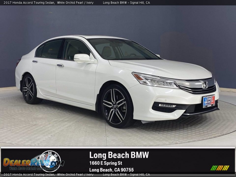 2017 Honda Accord Touring Sedan White Orchid Pearl / Ivory Photo #1