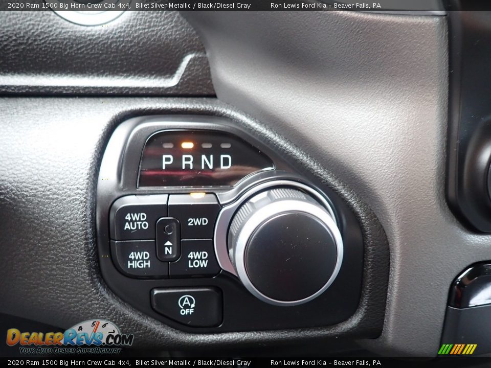 2020 Ram 1500 Big Horn Crew Cab 4x4 Billet Silver Metallic / Black/Diesel Gray Photo #21