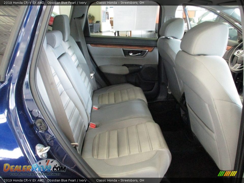 2019 Honda CR-V EX AWD Obsidian Blue Pearl / Ivory Photo #20