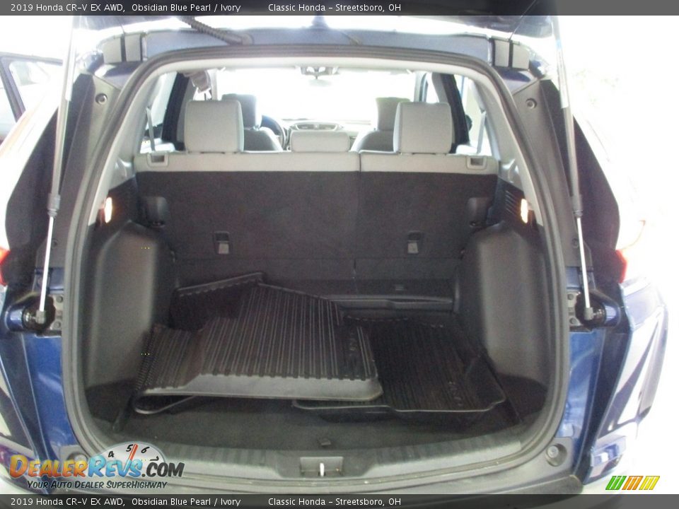 2019 Honda CR-V EX AWD Obsidian Blue Pearl / Ivory Photo #21