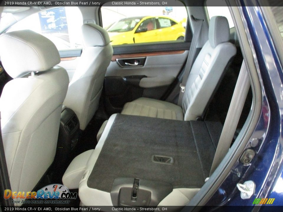 2019 Honda CR-V EX AWD Obsidian Blue Pearl / Ivory Photo #26