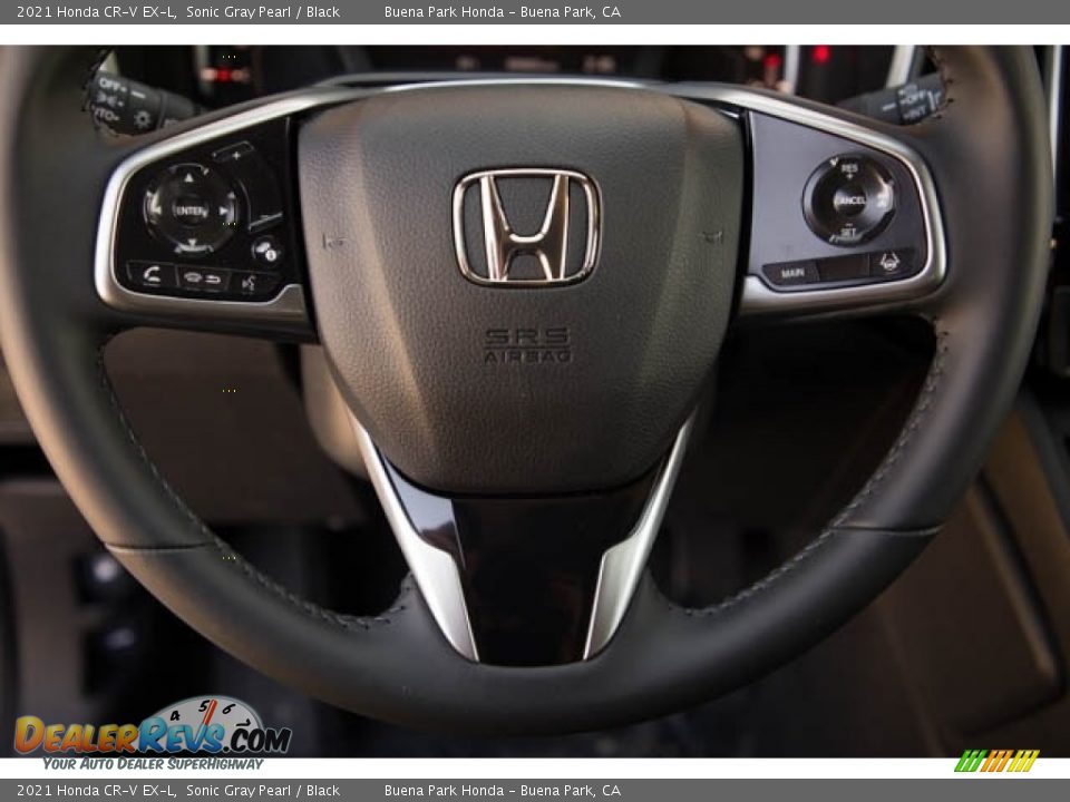 2021 Honda CR-V EX-L Sonic Gray Pearl / Black Photo #17