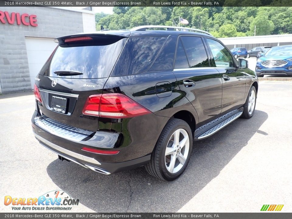 2018 Mercedes-Benz GLE 350 4Matic Black / Ginger Beige/Espresso Brown Photo #2