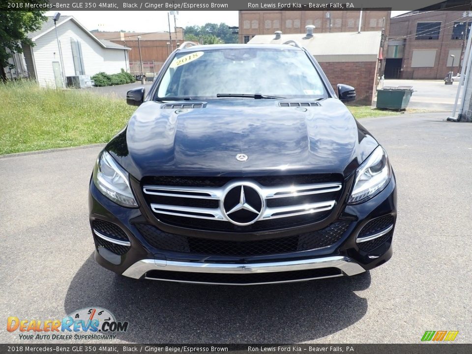 2018 Mercedes-Benz GLE 350 4Matic Black / Ginger Beige/Espresso Brown Photo #4