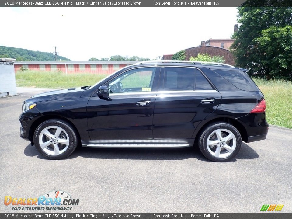 2018 Mercedes-Benz GLE 350 4Matic Black / Ginger Beige/Espresso Brown Photo #6